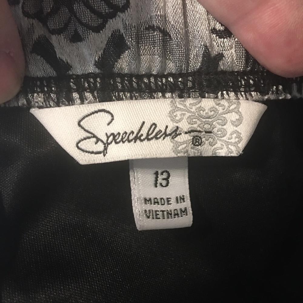 Speechless Grey Semi-Formal Dress Size 13 - Picture 6 of 6